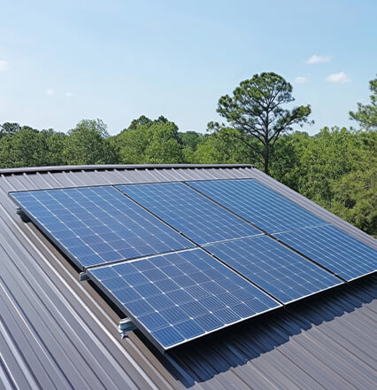 Tin Shed Solar Structure